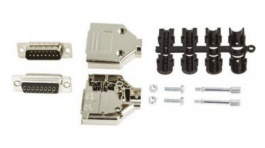 MHDTPK25-DB25P-K, D-Sub plug kit 25P, MH Connectors