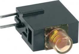 1808.7035, LED; в корпусе; желтый; 3,9мм; Кол-во диод: 1; 20мА; 60°; 10?20мкд, Mentor