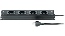 19 6117 4K3, Outlet Strip, 5xJ (T13), 3 m, Steffen