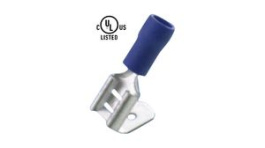 RND 465-00604 [100 шт], Piggyback Terminal Vinyl Blue 6.3 x 0.8 mm Pack of 100 pieces, RND Connect