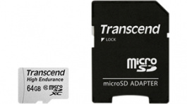TS64GUSDXC10V, microSD Card 64 GB, 21 MB/s, 20 MB/s, Transcend