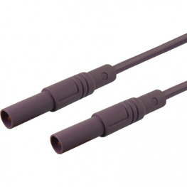 MLS GG 50/2.5 VIOLETT / VIOLET, Safety test lead diam. 4 mm violet 50 cm CAT III, SKS Kontakttechnik