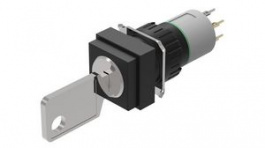 51-445.036D, Key-Operated Switch, 2 Positions, 90°, 1NC + 1NO, EAO