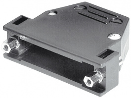 CTL09RUN4, D-sub plastic hood Poles 9, Deltron swiss