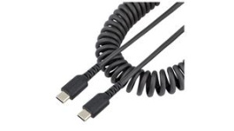 R2CCC-50C-USB-CABLE, Charging Cable USB-C Plug - USB-C Plug 500mm USB 2.0 Black, StarTech.com