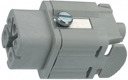 C146 10B003 002 4., Socket insert, 3p+E, Amphenol