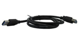 RND 765-00085, USB 3.0 A Plug to USB 3.0 A Socket Cable 1m Black, RND Connect