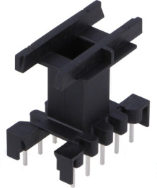 B66208W1010T001, Каркас: с выводами; вертикальный; Назначение: E25/13/7; Мат-л: ПЭТ, TDK-Epcos