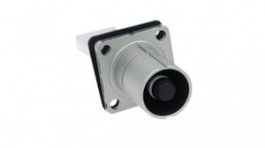HVBI002R6AMHARD, Connector with Interlock, A Coded, Red, Socket, 1 Contacts, 120A, Amphenol