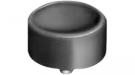 AT412A, Cap, round, black, 19 x 19 x 11.7 mm, NKK Switches (NIKKAI, Nihon)