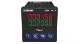 EZM-4435.5.00.0.1/00.00/0.0.0.0, Hour Meter, 46x46mm, 230V, LED, 7-Segment, 8mm, 6 Digits, EMKO Elektronik A.S.