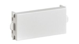 25998205, Audio and Video Module Blind Plate, White, Value