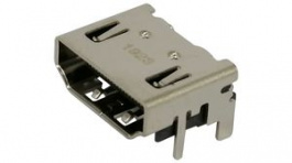 208658-1051, Right Angle HDMI Connector, Female, 19 Poles, Molex