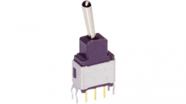 A18AB, Toggle switch (on)-off-(on) 1P, NKK Switches (NIKKAI, Nihon)
