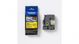 TZE-SL651, P-touch Tape, Film, 24mm x 8m, Yellow, Brother