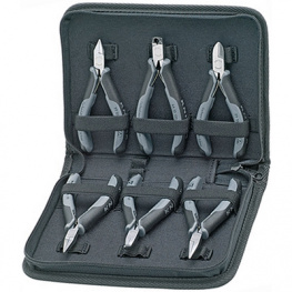 00 20 17, Set of electronics pliers, Knipex