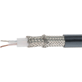 TWINAX 95/RG 22, Coaxial cable twisted pair&nbsp;&nbsp; 7 x0.32 mm Copper wire blank Bl, Bedea