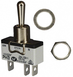 639H/2, Industrial toggle switch on-off-on 1P, APEM