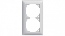 2912.FMI.61, Cover frame 88 x 7.3 x 148 mm white 1 x 2, Feller CH