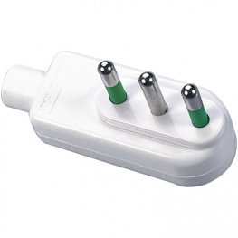 80.041, Mains plug angled black IT Plug, angled black IT, FME Fanton