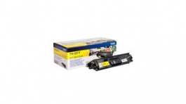 TN321Y, Toner Cartridge, 1500 Sheets, Yellow, Brother