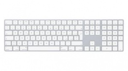 MQ052T/A, Rechargeable Magic Keyboard with Numpad IT Italy/QWERTY Lightning Silver, Apple