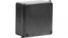 815N, Junction Box 110x110x60mm Black Thermoplastic IP55, WISKA LTD