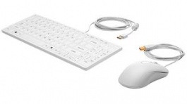 1VD81AA#ABD, Wired Keyboard and Mice Healthcare Edition DE Germany/QWERTZ USB White, HP