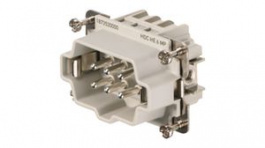 1873530000, Plug Insert, Size 3, 6 Poles, Push-In, 500V, 24A, Weidmuller