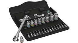 05004020001, Zyklop Metal Ratchet Set, Imperial, 28 Pieces, Wera Tools