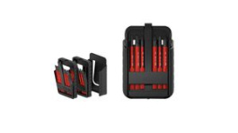 43162, SlimBit Electric Bit Set, Slotted/Phillips/Pozidriv/PlusMinus/Torx, 15pcs, Wiha