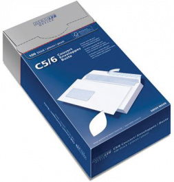 7065-80-S100, METTLER envelopes, window on left C5/6, -