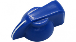 RND 210-00272, Pointer Knob, blue, with line, Diameter19 mm, RND Components