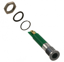 Q8F1CXXG220E, LED Indicator green 230 VAC, APEM