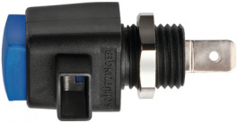 ESD 798 / BR, Зажим лабораторный; коричневый; 16А; Контакты: никель; -25?90°C, Schutzinger
