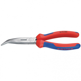 26 22 200, Stork Beak Flat-Nose Pliers with Cutter 200 mm, Knipex