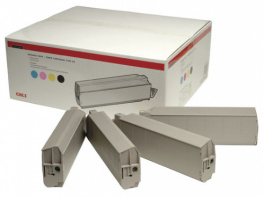 1101101, Toner Rainbow kit cyan magenta yellow black, Oki