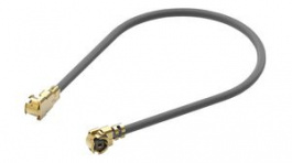 636201040150, RF Cable Assembly, 1.13mm, U.FL Plug - U.FL Plug, 150mm, Black, WURTH Elektronik