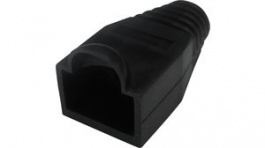 RND 765-00019, Anti-Kink RJ PVC Sleeve 6.5 mm, Black, RND Connect