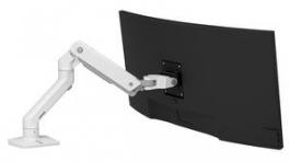 45-475-216, Desk Mount Monitor Arm, 49", 100x100/75x75/200x100/200x200, 19.1kg, White, Ergotron