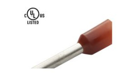 RND 465-00561 [100 шт], Bootlace ferrule 1.5 mm2 red 14 mm pack of 100 pieces, RND Connect