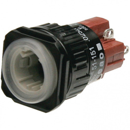 51-283.0252F, Illuminated push-button Latching function 3 NO+3 NC, EAO