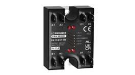84154010N, Solid State Relay GNA5, 25A, 280V, Faston Terminal, Crouzet