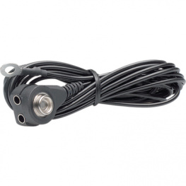 30-560-0048, Earth cable 10 mm male + banana / ring 3 m, Eurostat