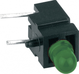 1806.8032, LED; в корпусе; зеленый; 2,8мм; Кол-во диод: 1; 20мА; 40°; 10?20мкд, Mentor