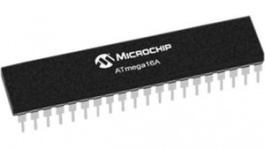 ATMEGA16A-PU, AVR RISC Microcontroller PDIP-40 Flash 16KB, Microchip