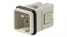 1912440000, Plug Insert, Size 1, 5 Poles, Crimp, 250V, 16A, Weidmuller