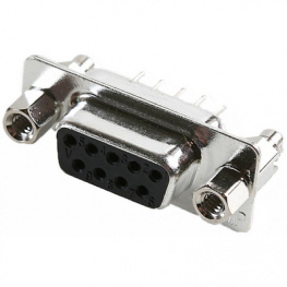 3-1634222-2, Гнездо; D-Sub; HD 20; PIN:9; "мама"; прямой; THT; UNC4-40; позолота, TE Connectivity