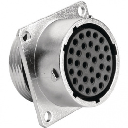 RT0018-32SNH, Square flange receptacle 32P, Amphenol