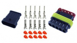 1023-DC5, AMP-SUPERSEAL Kit, Socket/Pin, 5 Contacts, TE / AMP